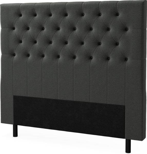 Delux Pikerad XL - Sänggavel, 90-210 cm - Grå