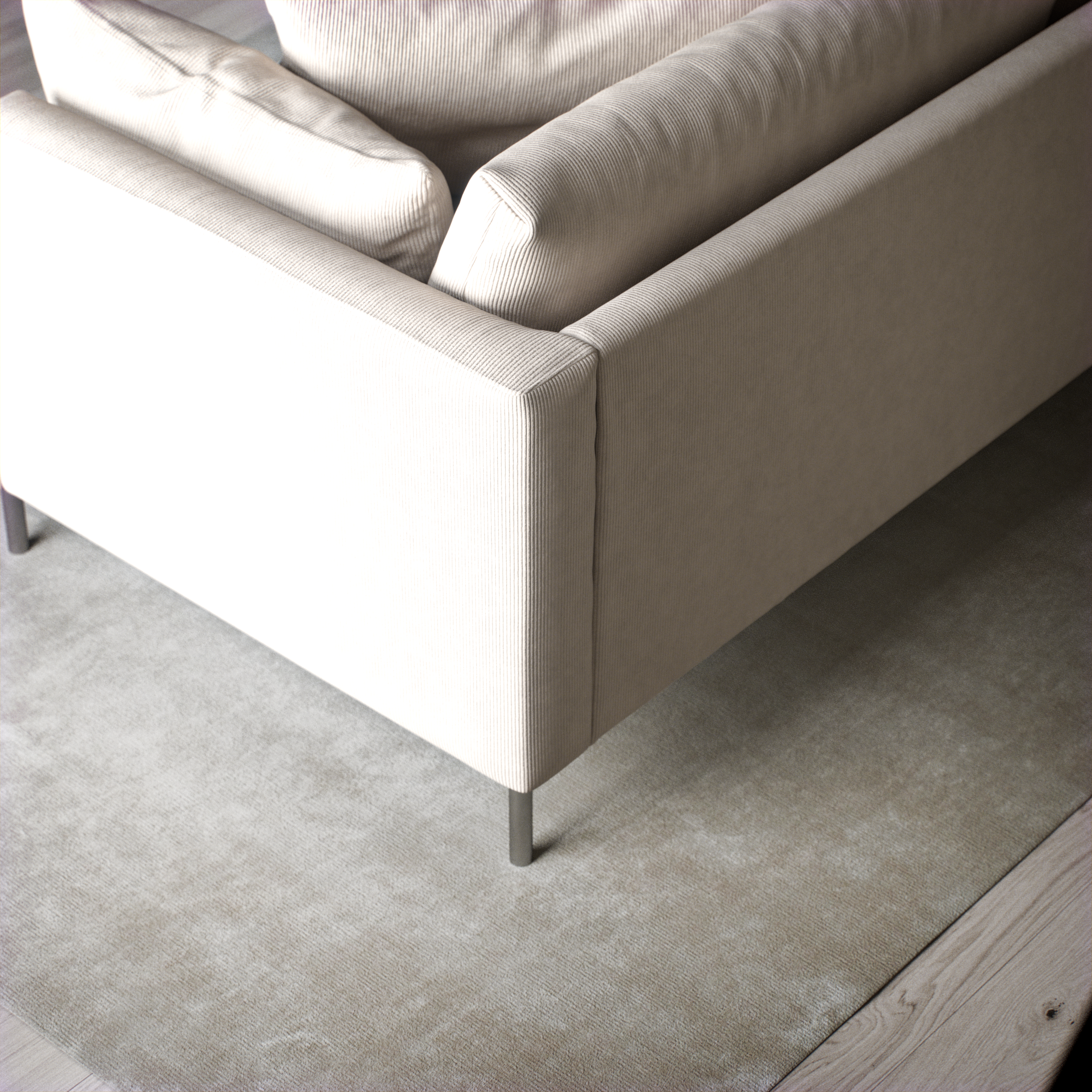 Harper - 3-sits soffa, hel dyna - inspiration