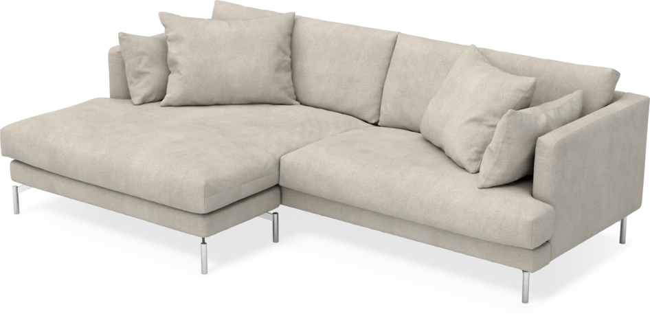 Harper - 4-sits med schäslong XL vänster - Beige