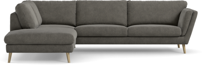 Madison - 3-sits soffa med divan vänster - Grå