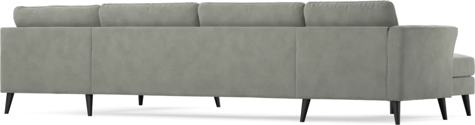 Bridge - 3-sits soffa med schäslong vänster och divan höger - Grå