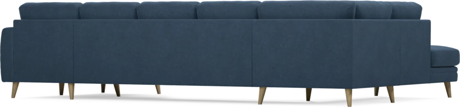Eden - 3-sits soffa med divan vänster och schäslong höger - Blå
