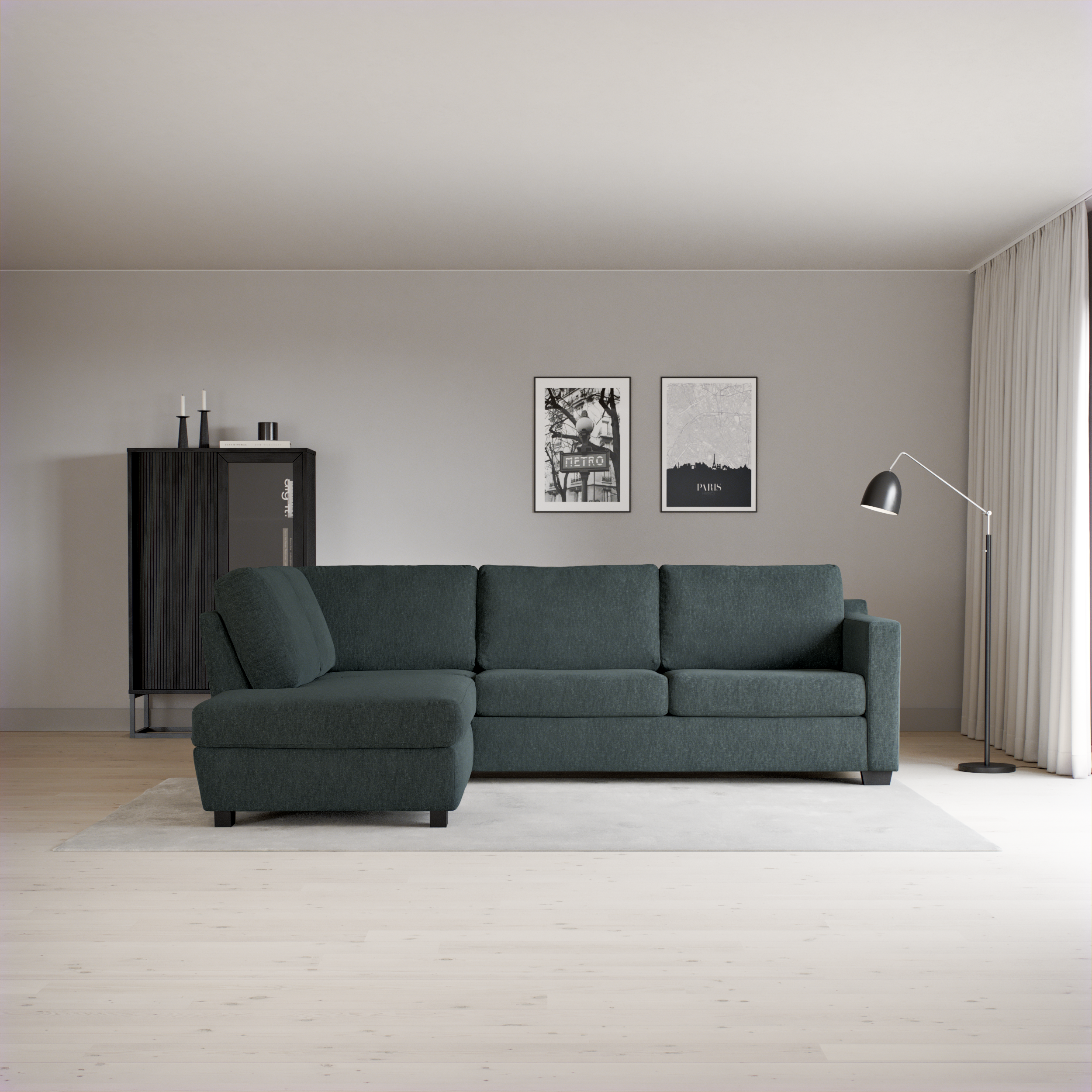 Friday - 2,5-sits soffa med divan vänster - inspiration