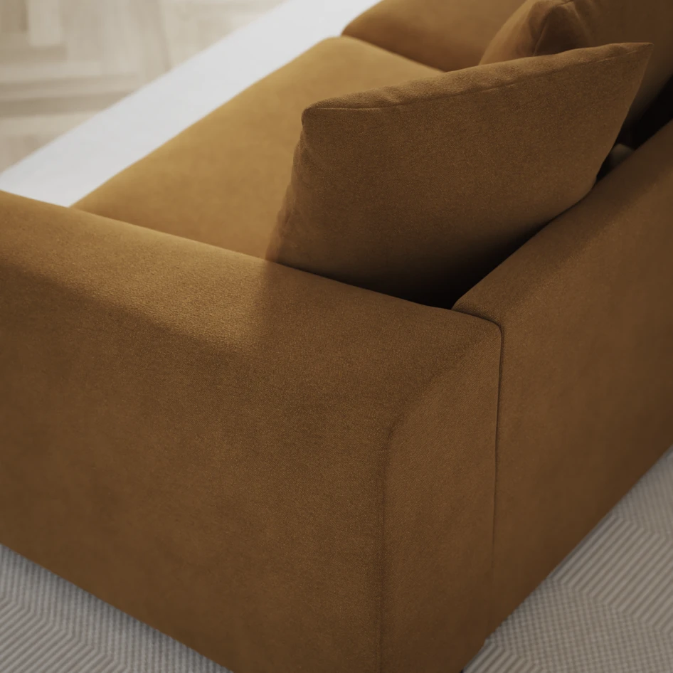 Town - 3-sits soffa - Gul
