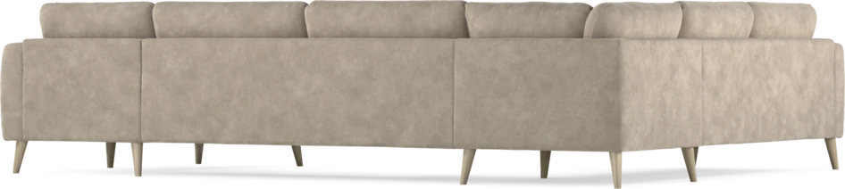 Bridge - Hörnsoffa, 2+3-sits med schäslong höger - Beige