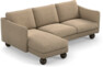 Madison Lux - 2-sits soffa med schäslong vänster - Beige