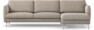 Madison - 3-sits soffa med schäslong höger - Beige