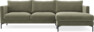 Impression Delux - 3-sits soffa med schäslong höger - Grön