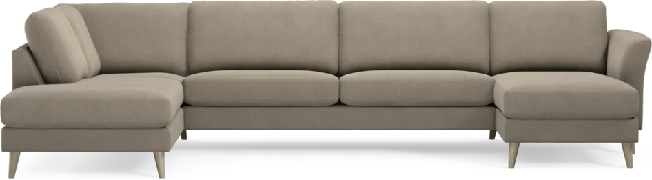 Bridge - 3-sits soffa med divan vänster och schäslong höger - Beige