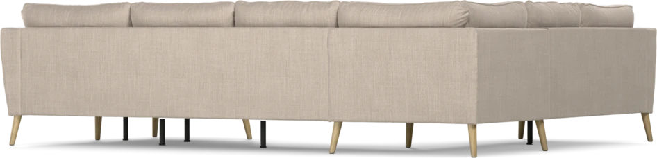 County - Hörnsoffa, 2+3-sits med schäslong höger - Beige