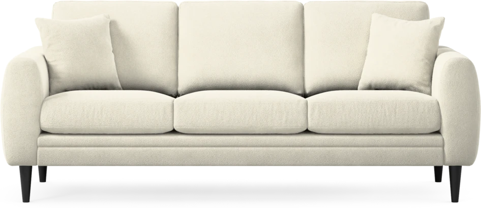 Eden - 3-sits soffa - Vit