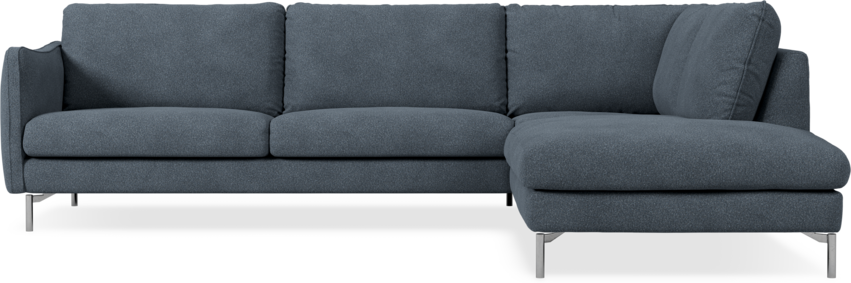 Madison Lux - 3-sits soffa med divan höger - Vit