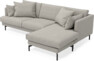 Harper - 4-sits med schäslong höger  - Beige