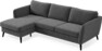 County - 3-sits soffa med flyttbar schäslong - Grå