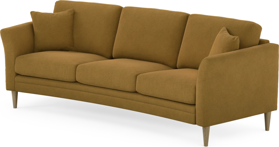 Eden - 3-sits soffa svängd - Gul