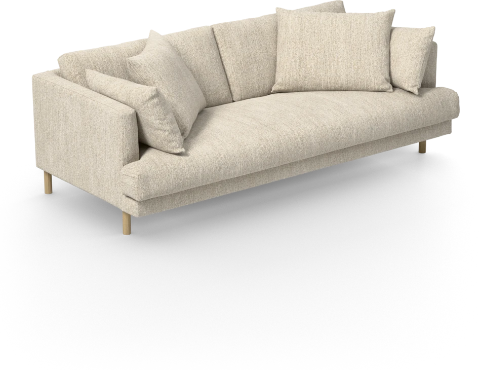 Harper - 3-sits soffa, hel dyna - Beige