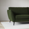 Madison Lux - 3-sits soffa med divan höger - Grön