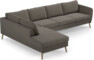 County - 3-sits soffa med divan vänster - Grå