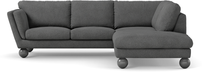 Madison - 2-sits soffa med divan höger - Vit