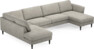 Bridge - 3-sits soffa med divan vänster och schäslong höger - Grå