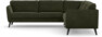 Bridge - Hörnsoffa, 3+3-sits - Grön