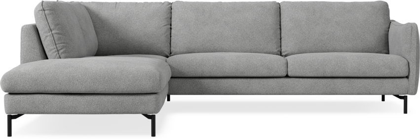 Madison Lux - 3-sits soffa med divan vänster - Vit