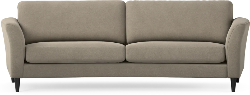 Bridge - 3-sits soffa svängd - Beige