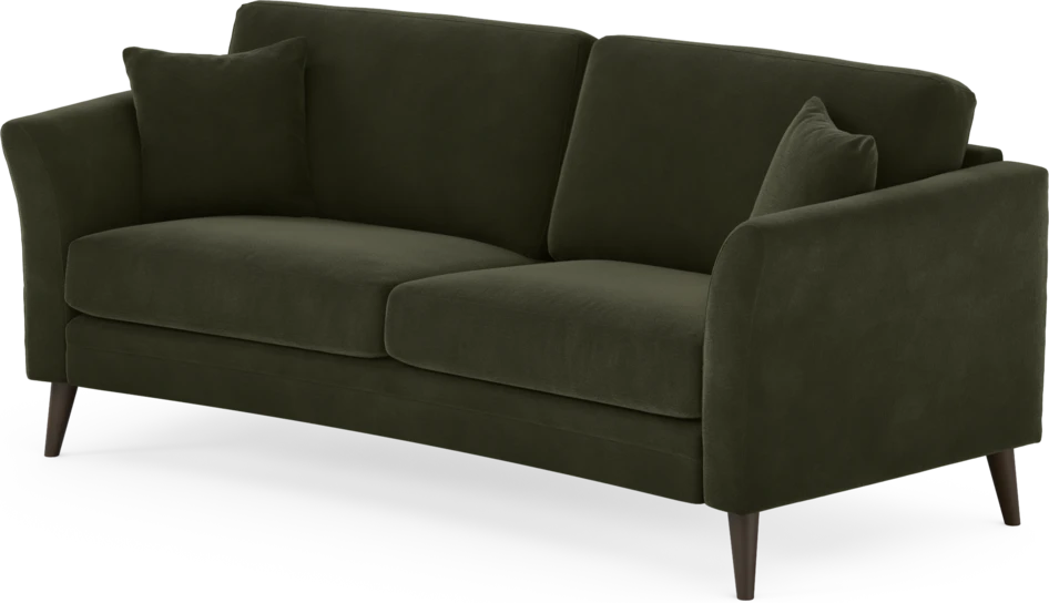 Eden - 2,5-sits soffa svängd - Grön
