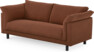 Cherrie - 2,5-sits soffa, hel dyna, fast klädsel - Orange
