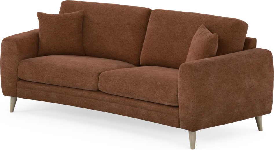 Eden - 2,5-sits soffa svängd - Orange