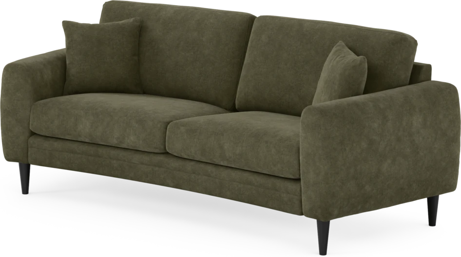 Eden - 2,5-sits soffa svängd - Grön
