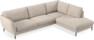 Madison Lux - 3-sits soffa med divan höger - Vit