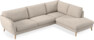 Madison Lux - 3-sits soffa med divan höger - Vit