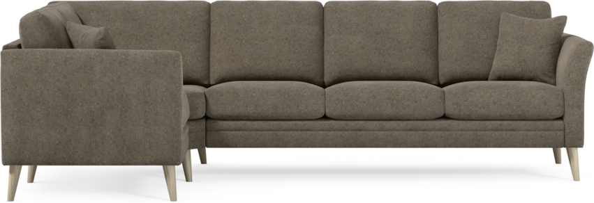 Eden - Hörnsoffa, 1+3-sits - Brun