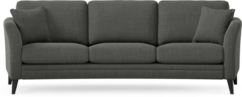 Eden - 3-sits soffa svängd - Grå
