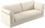 Cherrie - 3-sits soffa, hel dyna och kappa - Beige