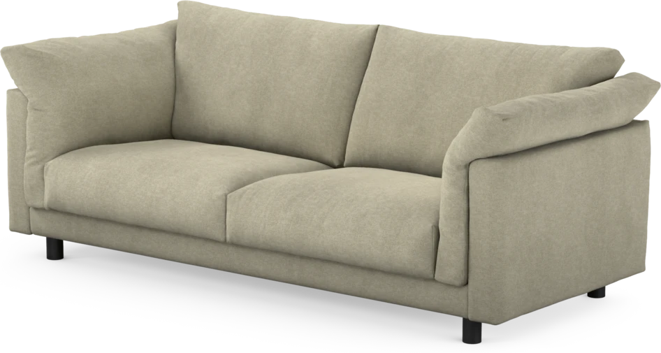 Cherrie - 2,5-sits soffa, fast klädsel - Beige