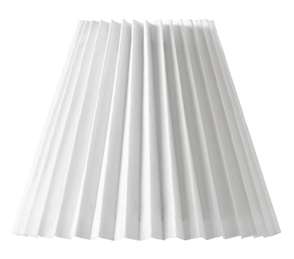 Pleat - Lampskärm, H15 Ø19 cm - Vit
