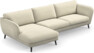 Madison Lux - 3-sits soffa med schäslong vänster - Vit