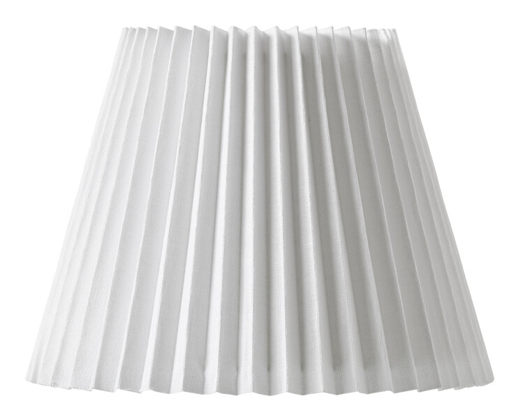 Pleat - Lampskärm, H18 Ø24,5-14 cm - Vit