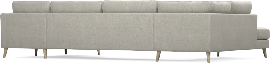 Bridge - 3-sits soffa med divan vänster och schäslong höger - Grå