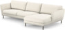 Madison - 3-sits soffa med schäslong höger - Vit