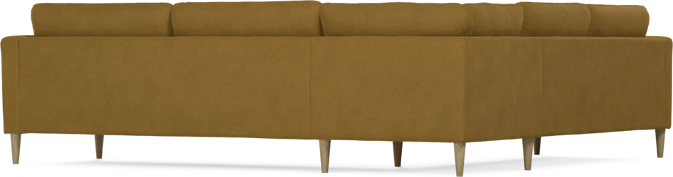 Bridge - Hörnsoffa, 2+3-sits - Gul