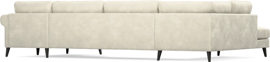 Bridge - 3-sits soffa med divan vänster och schäslong höger - Vit