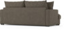 Mila - 3-sits soffa, hel dyna - Brun