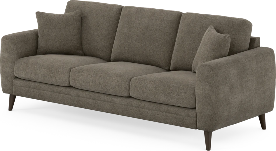 Eden - 3-sits soffa - Brun