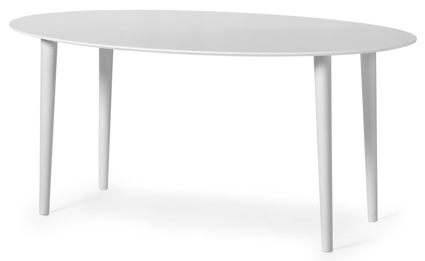 Plaine - Matbord, 160x100x74 cm - Vit