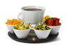 Adelita - Serveringsset, H18 Ø 33 cm - Vit