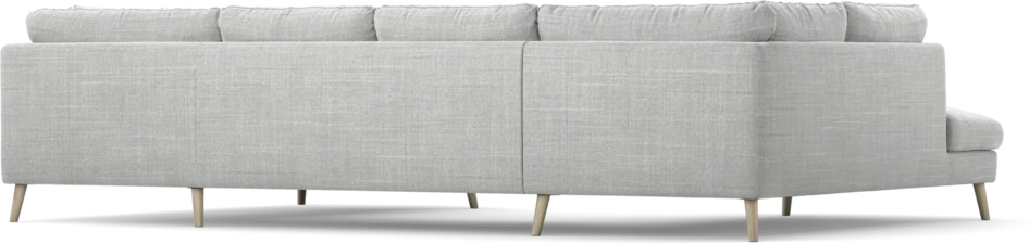 Madison Lux - 2-sits soffa med divan vänster och höger - Grå