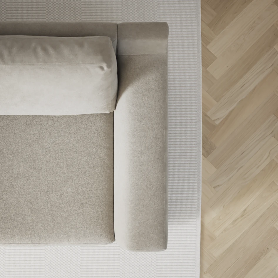 Friday - Hörnsoffa, 3+2-sits - Grå